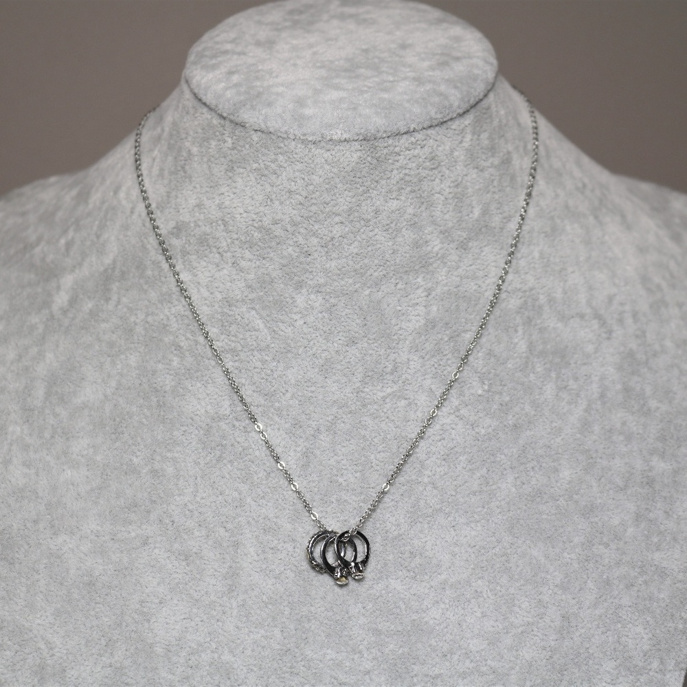 Miniature Wedding Ring Necklace
